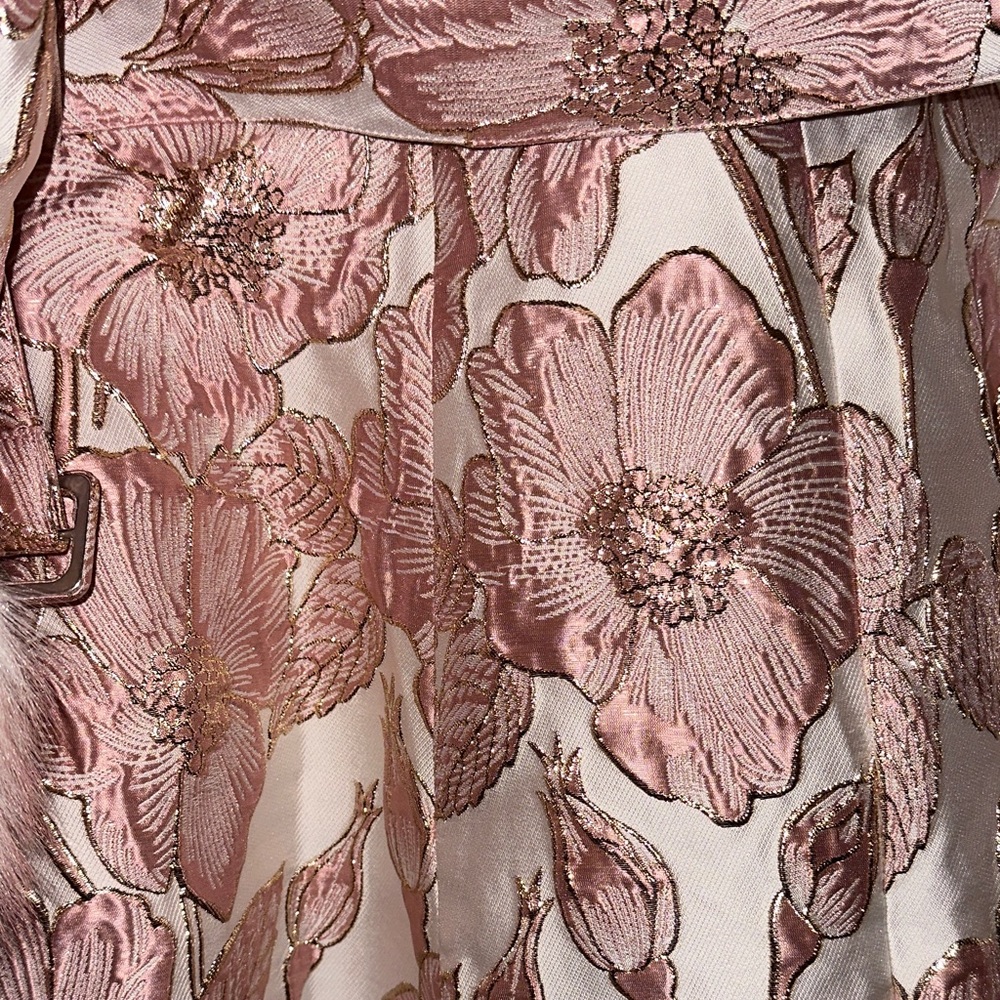 Sugar Thrillz FLORAL FANCIES JACQUARD COAT - Picture 4 of 5
